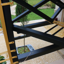 Création de pergola avec toiture véranda en PVC Panazol